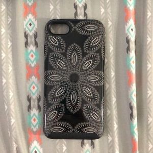 Black Vera Bradley iPhone 7/8 case